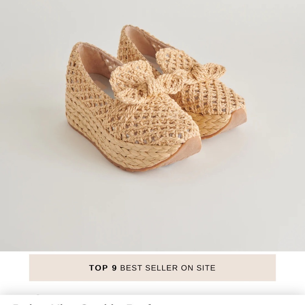 Dolce Vita Chic Woven Platform Wedges